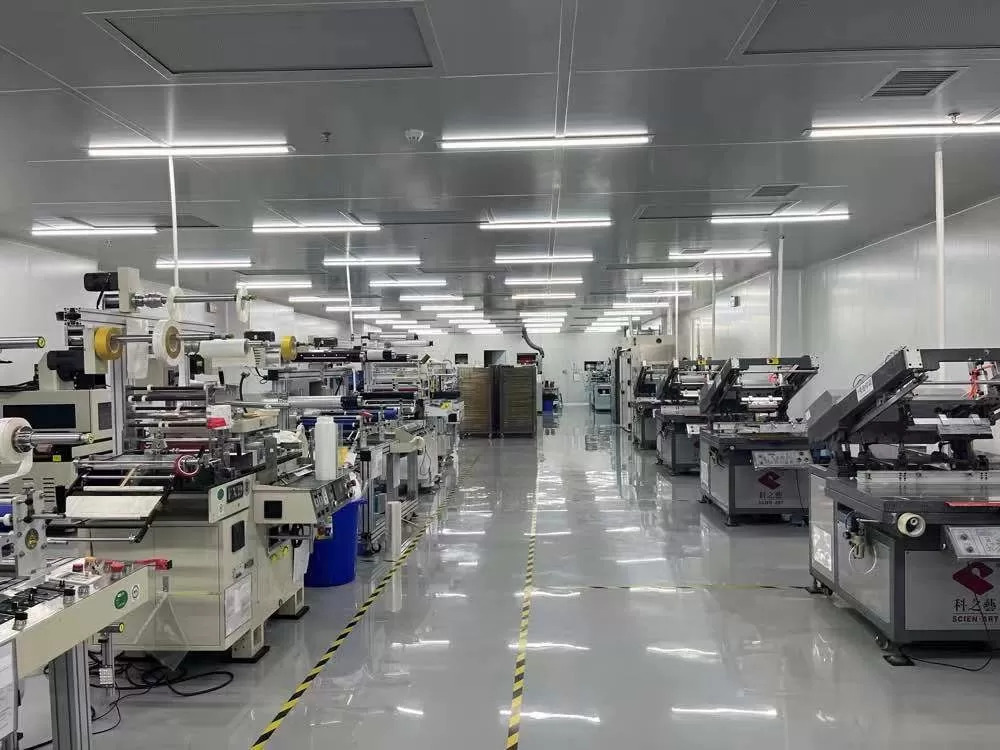 ShenZhen Taida Membrane Switch CO.,LTD factory production line
