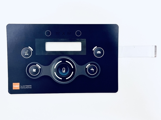 High Effective LED Membrane Switch Flexible Membrane Switch Industrial With 3M Rear Adhesive