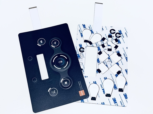 High Effective LED Membrane Switch Flexible Membrane Switch Industrial With 3M Rear Adhesive