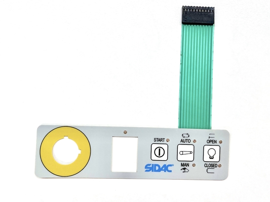 2.54MM Connector LED Membrane Switch Long Lifespan High Performance