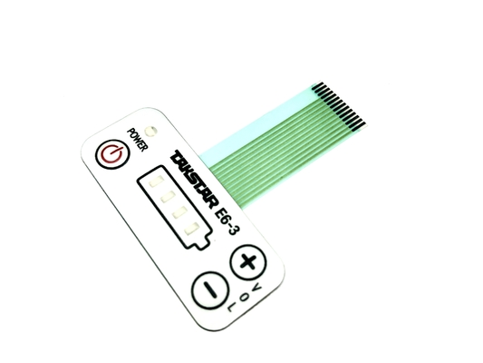 3 Contact Domes LED Membrane Switch High Performance With ROHS Certification