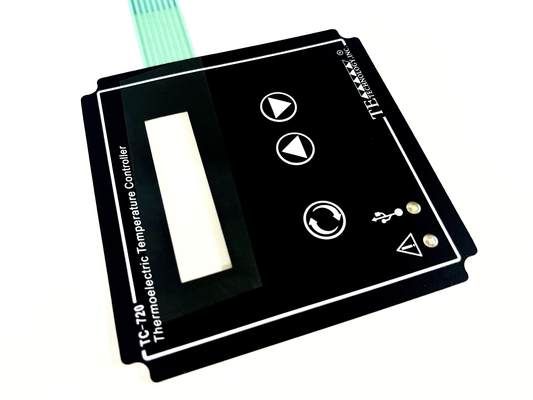 7 Way 0.1mm Pitch Membrane Touch Control Panel Membrane Switch Button Chemicals Resistant