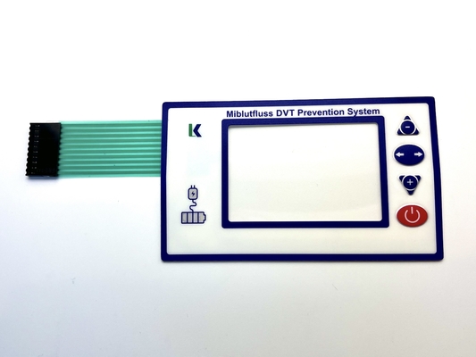 Medical Grade LED Membrane Switch Polycarbonate With Transparent LCD Window