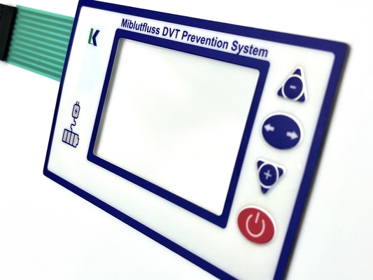 Medical Grade LED Membrane Switch Polycarbonate With Transparent LCD Window