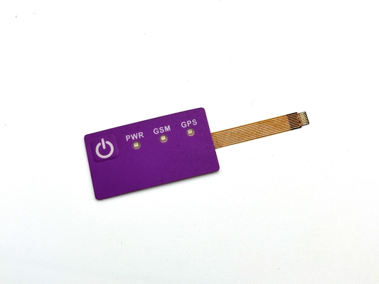 Customizable LED Membrane Switch High Durability 2.54MM Pitch With Led
