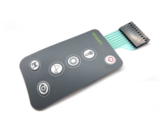 0.8mm-1.5mm Thickness Membrane Touch Switch Durable With 2.54MM Pitch Female Connector