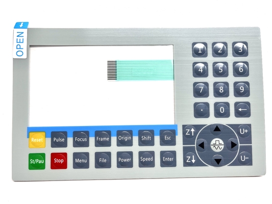 Chemicals Resistant Flexible Membrane Keypad Membrane Touch Panel Foil Inkjet Printing