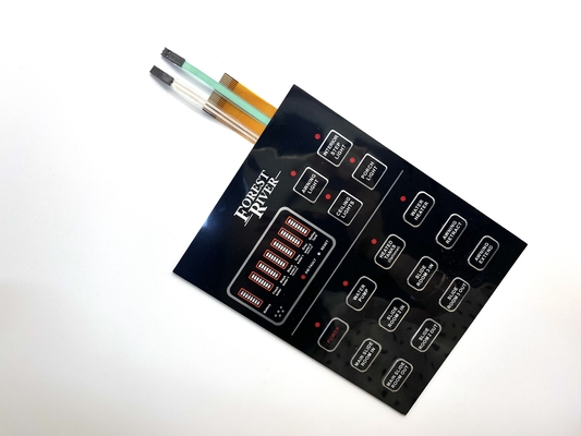 Customized Membrane Switch Button Laser Cutting Standard With Plastic Film Printing