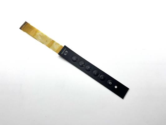 Texture Coating 1x3 FPC Membrane Switch Chemicals Resistant With Perimeter Emboss All Keys