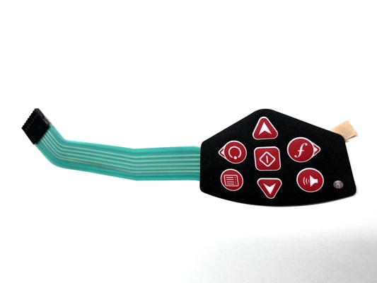 Household Waterproof Membrane Switch 2.54MM Pitch Customizable OEM With Sensor