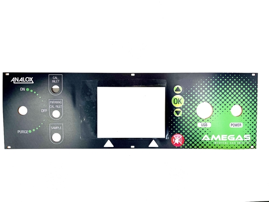 Polyester Membrane Switch Panel ROHS Digital Printed With Transparent Window Display