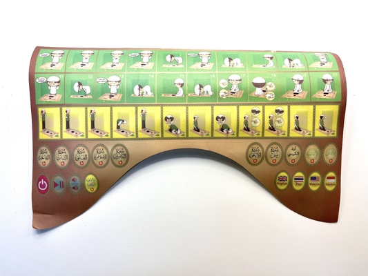 0.35mm Thickness Membrane Switch Panel Automatic Printing Digital Graphic Overlay REACH Certified