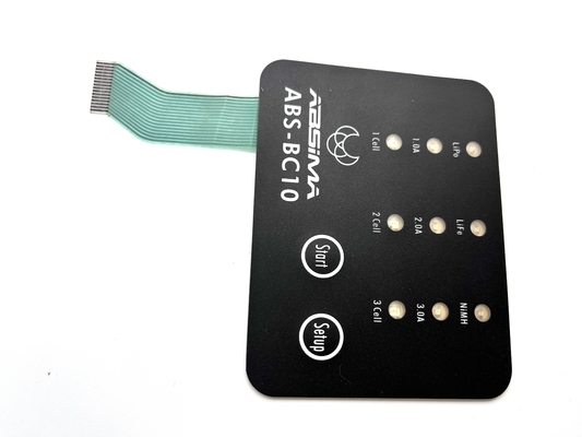 Industrial Membrane Touch Control Panel Long Lasting Custom Membrane Switches