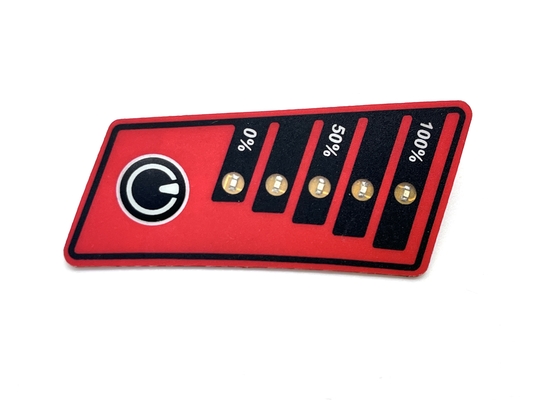 High Durability Membrane Keypad Overlay Dust Resistant For Industry Equipment