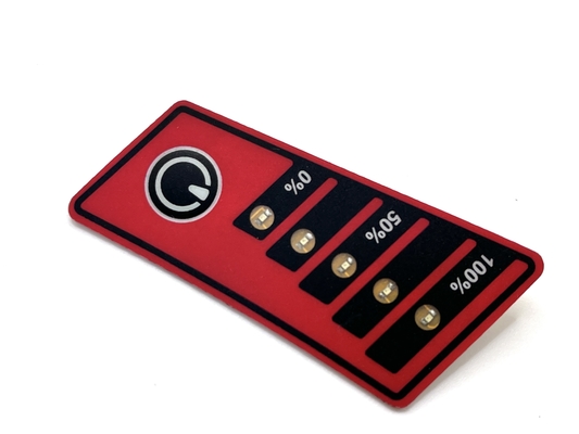 High Durability Membrane Keypad Overlay Dust Resistant For Industry Equipment