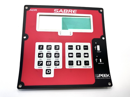 1.5mm Thickness Backlit Membrane Switch Panel Tactile Dome Switch For Power Control Module