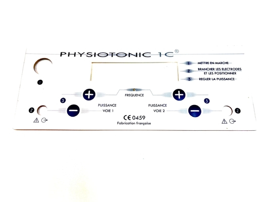 Lightweight Digital Graphic Overlay High Sensitivity Membrane Switch Overlay 1.25MM Pitch