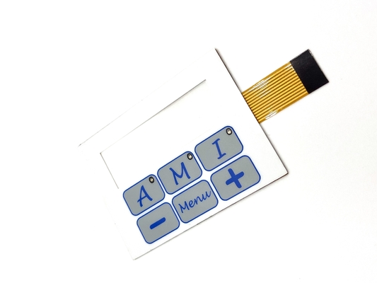 Polyester Button Membrane Switch Chemicals Resistant 0603 LED For Medical Equipment