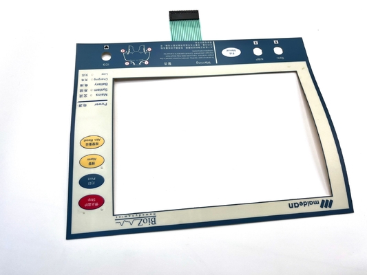 User Friendly Backlit Membrane Switch Panel Space Efficient For Automotive Controls