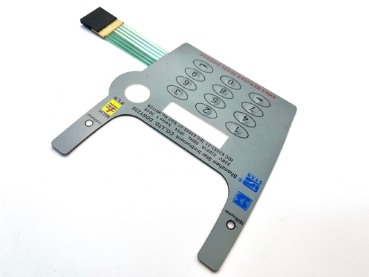 Anti Scratch Medical Membrane Switch High Sensitivity 1.25MM Pitch For Industrial Equipment
