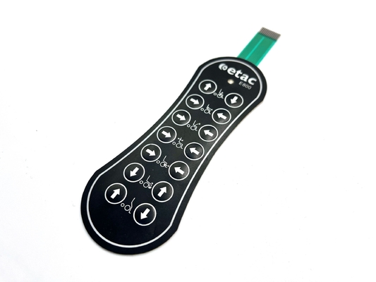 Electrical Push Button Membrane Switch Keypad Membrane Switch Professional With Flexible Cable