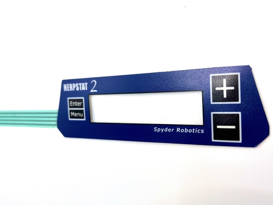 Matte Coating Flat Membrane Switch Standard 8 Layer With Transparent LCD Window