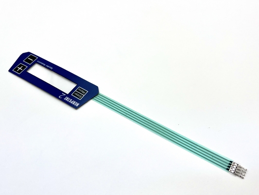Matte Coating Flat Membrane Switch Standard 8 Layer With Transparent LCD Window