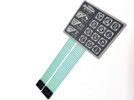 Flat Membrane Switch Prototype Membrane Switch Overlay Moisture Resistant