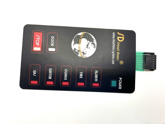 Non Tactile Flat Membrane Switch Dustproof  For Electronic Controller