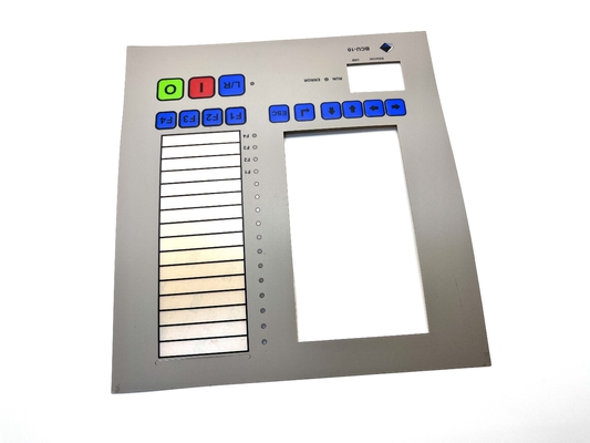 LED Stock Membrane Keypads High Brightness Custom With 3M External Adhesive