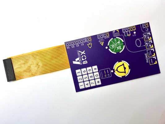Multifunctional Custom Membrane Switch Waterproof Chemical Resistant 1.25MM Pitch