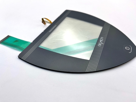 1.0MM Pitch Custom Membrane Switch Panel Hygienic Membrane Panel Switch With Connetor