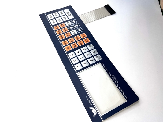 Customizable Tactile Membrane Keyboard Membrane Switch Keypad Compact With Adhesive Layer