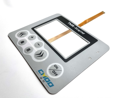 User Friendly Standard Membrane Switch UV Resistant 0.175MM Thickness With Metal Dome