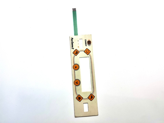 1.0MM Pitch Standard Membrane Switch Environmental Resistant With Embossing Options