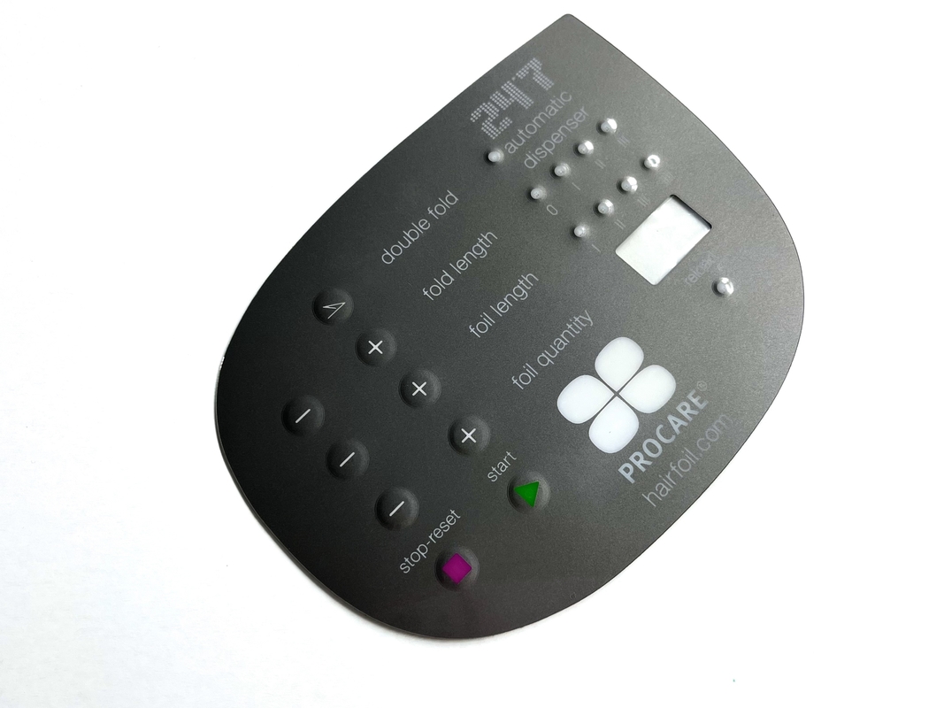 Embedded Embossed Membrane Switch Prototype Arduino Membrane Keypad For Hairdressers