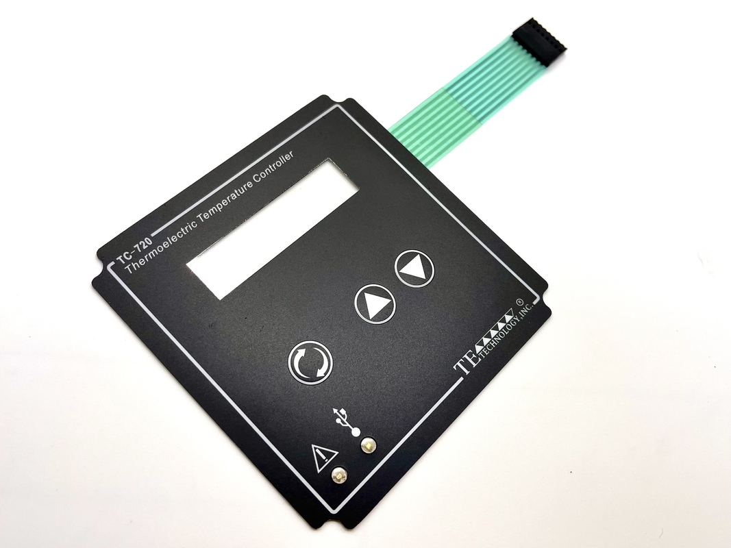 1.25MM Pitch Custom Membrane Switch Panel Membrane Keypad Prototype For Automotive Dashboards