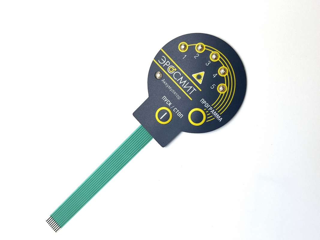 Embossed Type Waterproof Membrane Switch Durable 0.88MM Thickness For Testing Controller