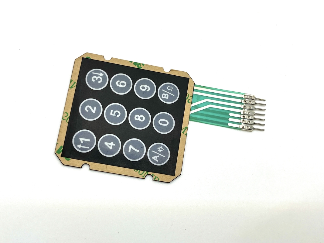 Automatic Printing Matrix Membrane Switch Embeded Flexible Prototype 2.54MM Pitch